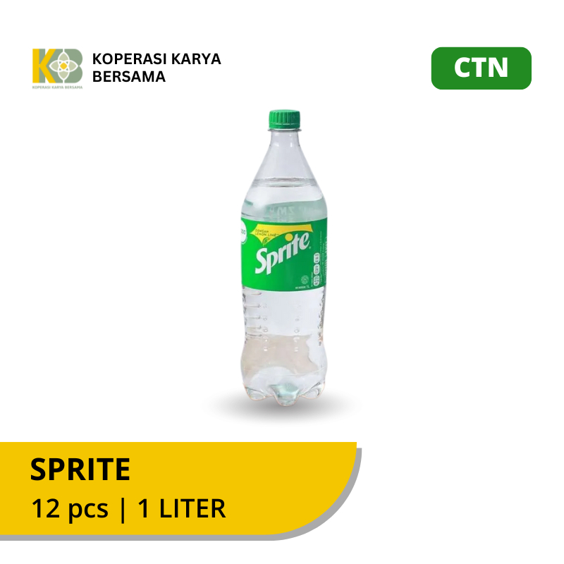 Sprite 1 Liter Isi 12 pcs /Karton