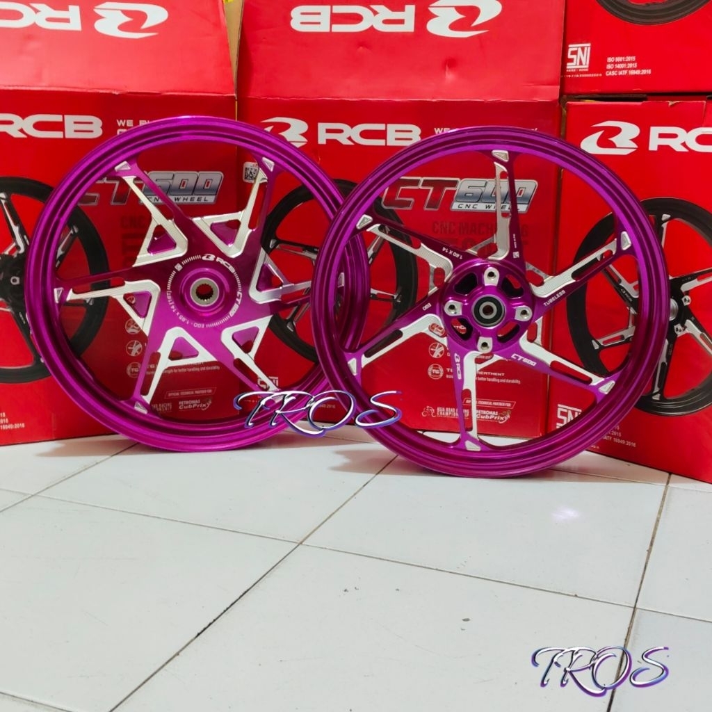 velg aerox rcb ct 600 velg rcb aerox old new turbo 185/215x14