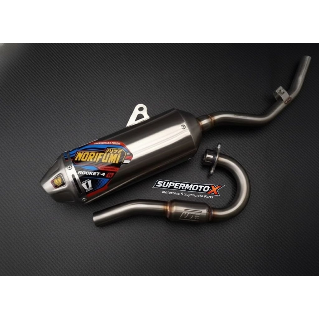 Knalpot norifumi Rocket 4 Klx 140 original