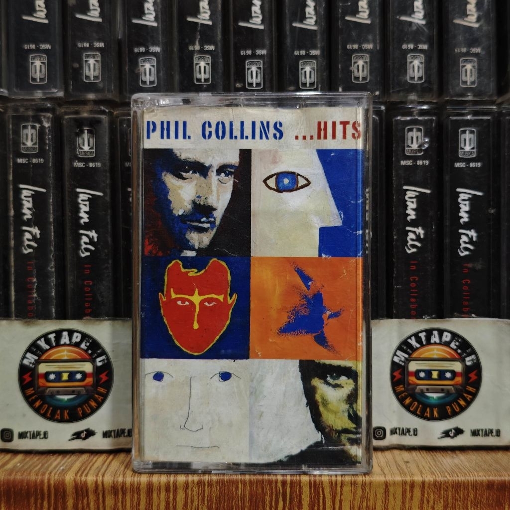 Kaset - Phil Collins - Hits - Kaset Pita - Radio Tape - Radio - Pemutar Kaset - Retro - Classic - Ca