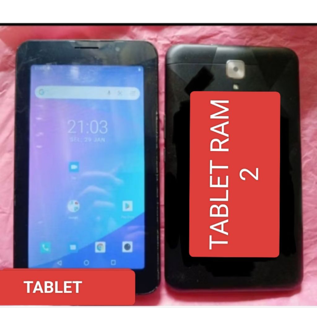 TABLET RAM 2/16 jaringan 4G normal siap pakai