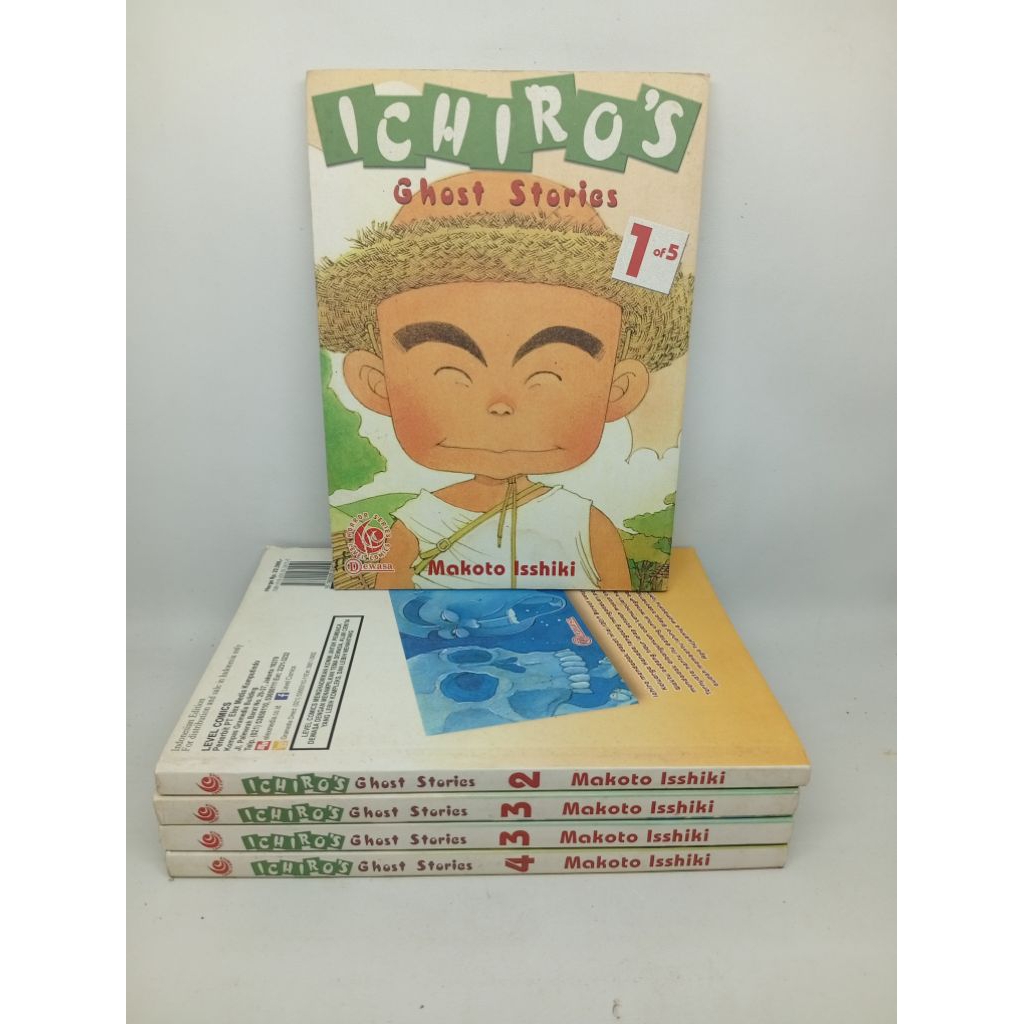 Komik Original Ichiro's Ghost Stories Vol. 01,02,03,04 (Level Comic) (Makoto Isshiki) (COD)