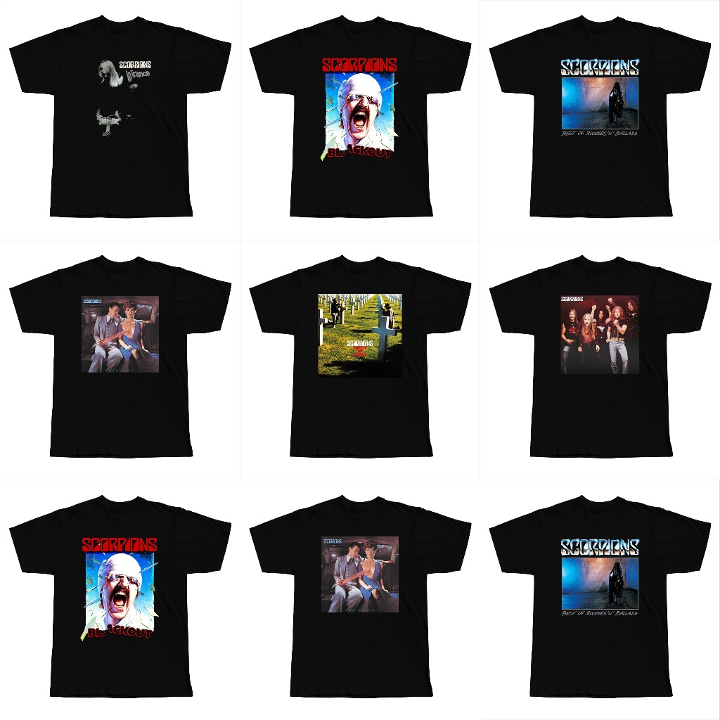 Scorpions Tshirt - JUAL BAJU KAOS BAND SCORPIONS BAND ROCK - (BISA CUSTOM)