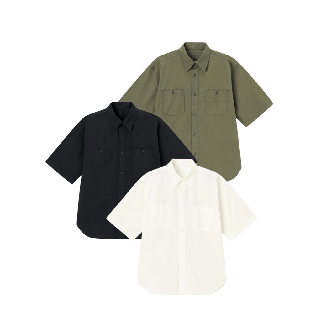 MEN6614 GU Oversized Work Shirt