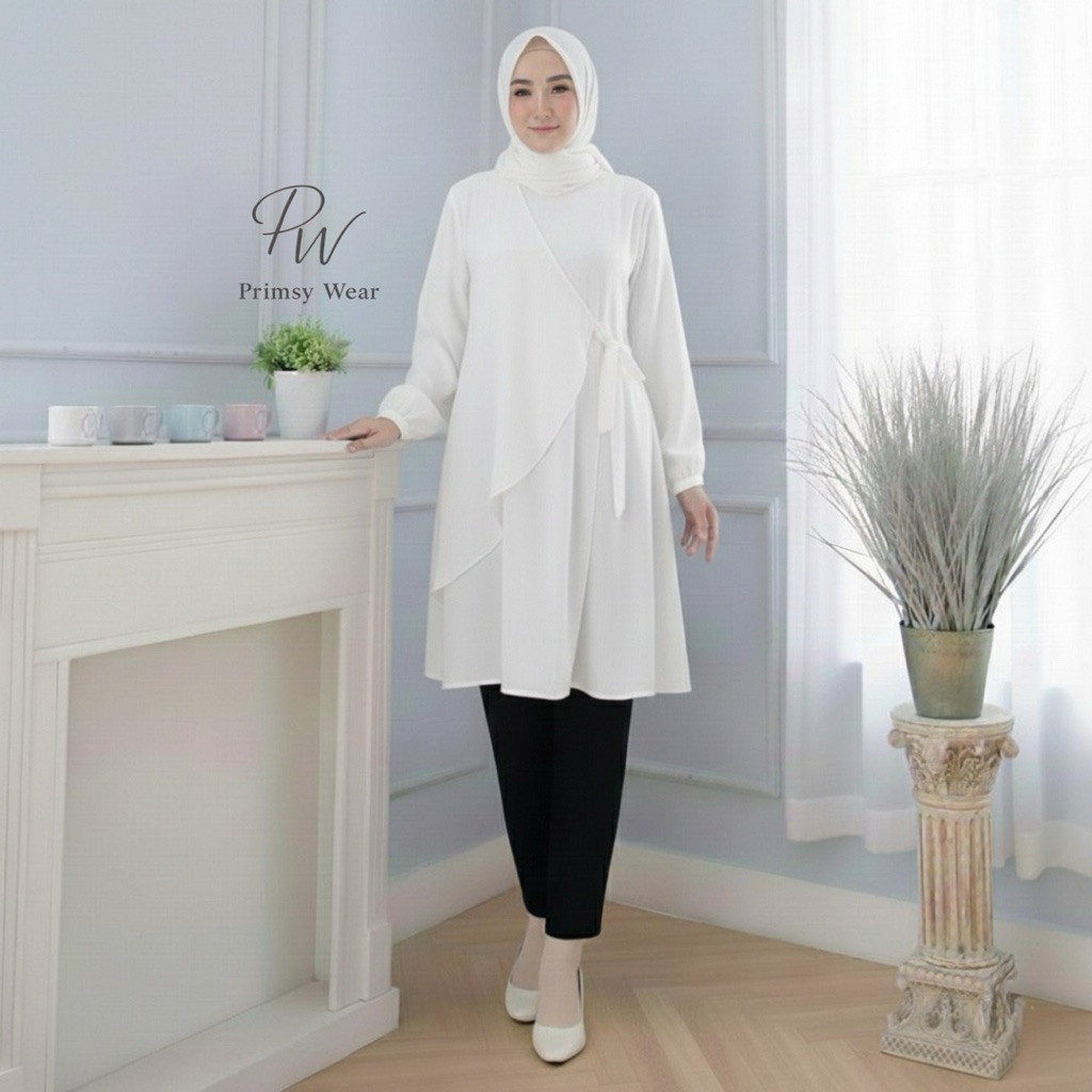 Crinkle Airflow Premium | Tunik Arum Cantik Wanita Kekinian Terbaru Adem Dan Nyaman Outfit Masa Kini