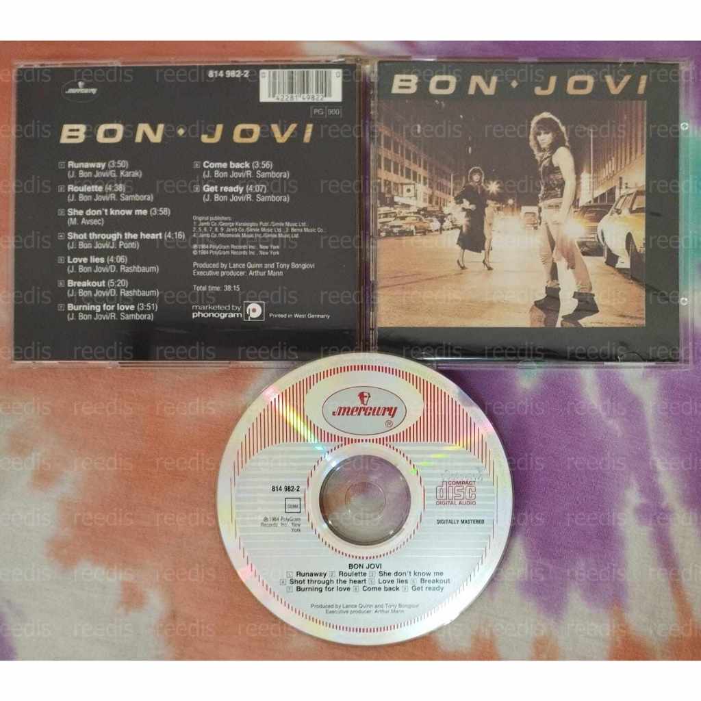 Bon Jovi - Bon Jovi (s/t), press Europe - CD