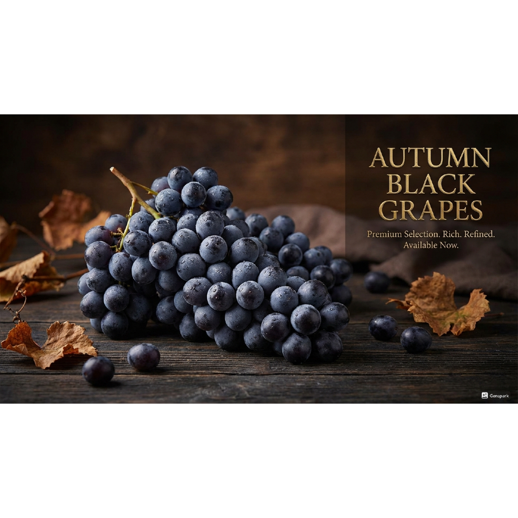 Anggur Autumn Black Addora Australia Best Quality