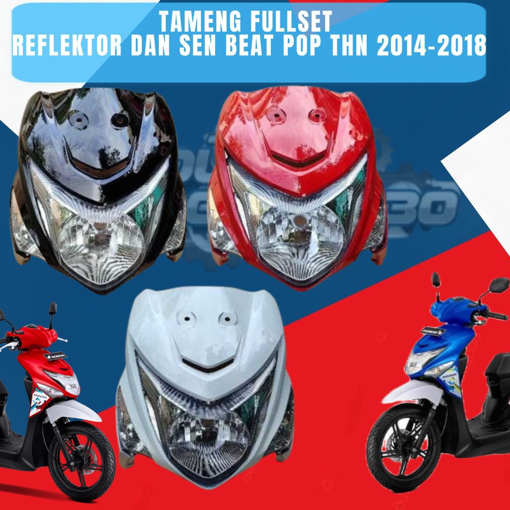 Tameng set reflektor dan sen beat pop tahun 2014-2018