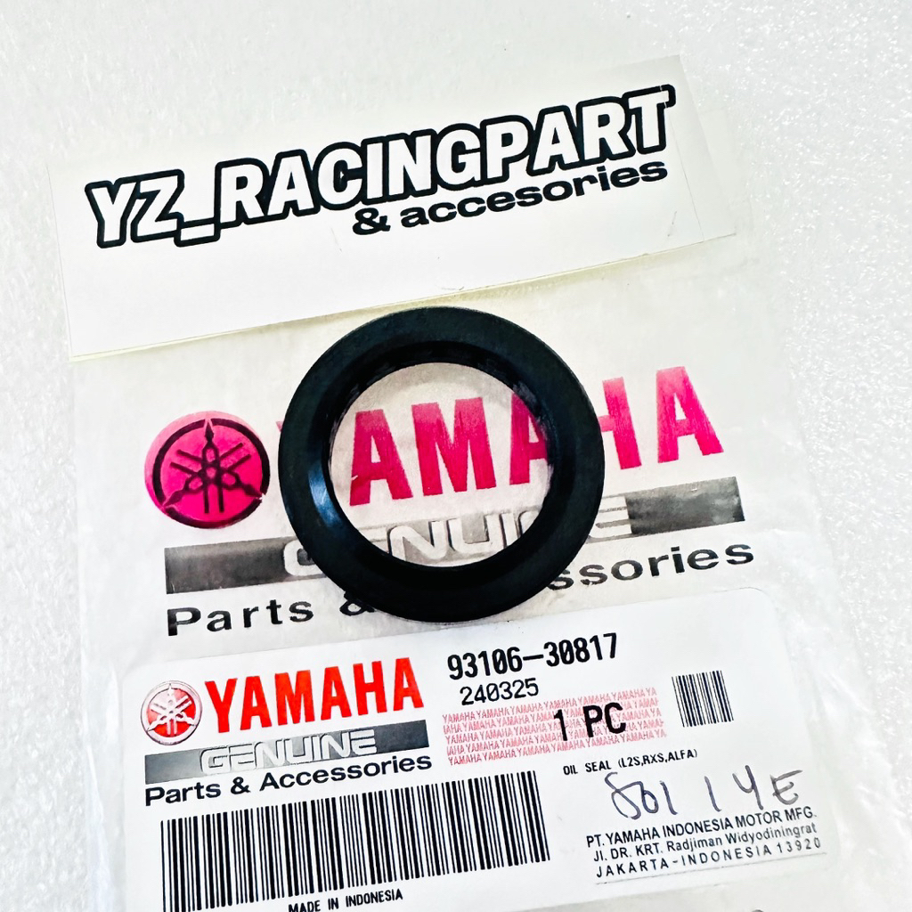 93106-30817 Seal Karet Sil Nap Gear Roda Belakang Yamaha Vega F1ZR Sigma Alfa Crypton Champ Original
