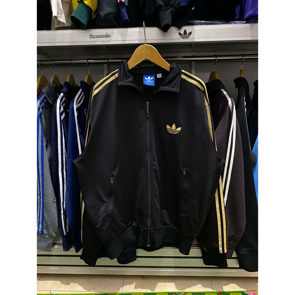 Tracktop Adidas Firebird Black Gold