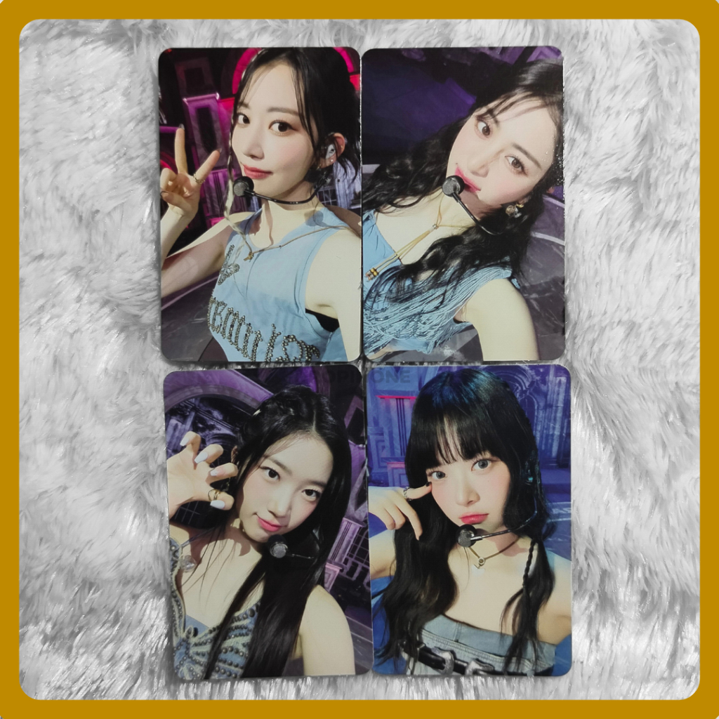 PHOTOCARD OFFICIAL LESSERAFIM UNFORGIVEN LUCKY DRAW SAKURA YUNJIN KAZUHA EUNCHAE LD MAKESTAR
