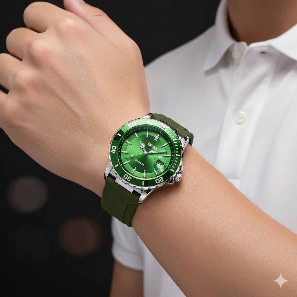 Jam Tangan Pria Original Vrl Edisi Terbaru Keren Water Resist