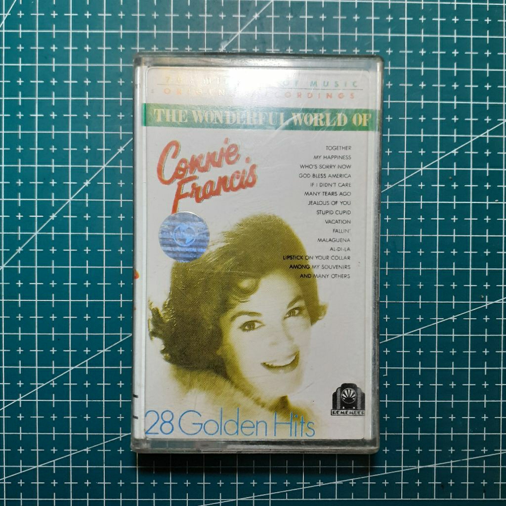 Kaset Connie Francis - 28 Golden Hits The Wonderful World Of Connie Francis