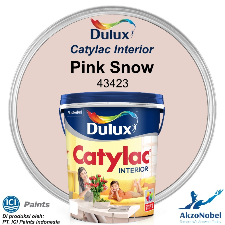 CAT DULUX CATYLAC INTERIOR (Tinting) 5 KG - PINK SNOW 43423