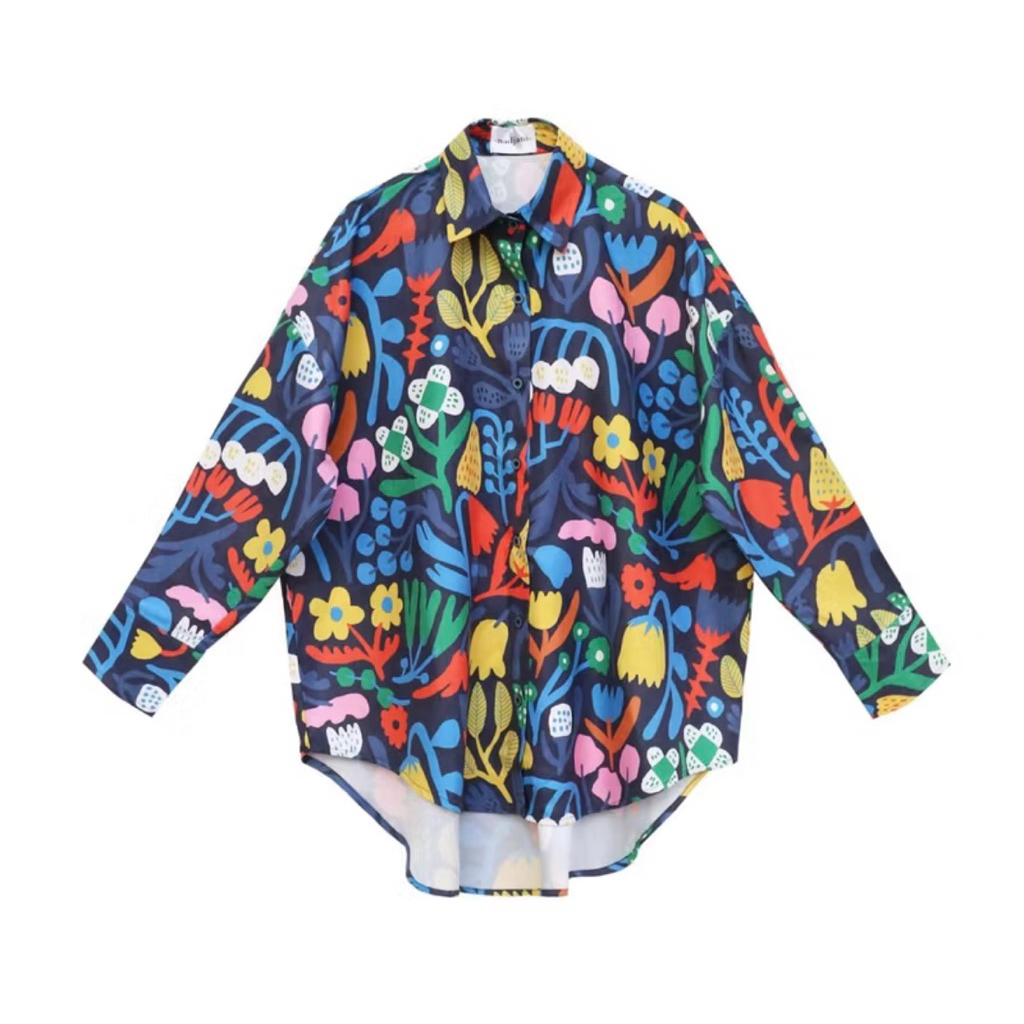 Nadjani Corry Navy Flower