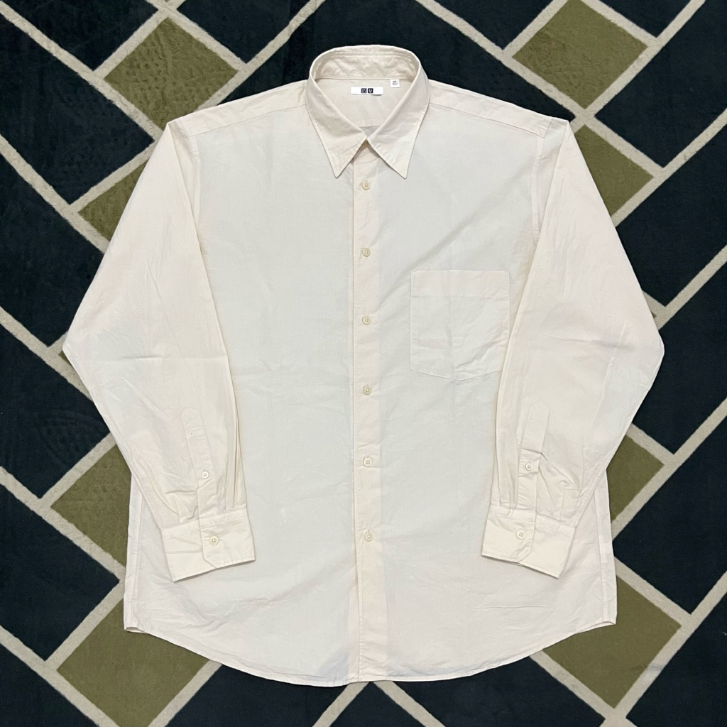 Kemeja Cotton UNIQLO Undercover Cream (2XL)