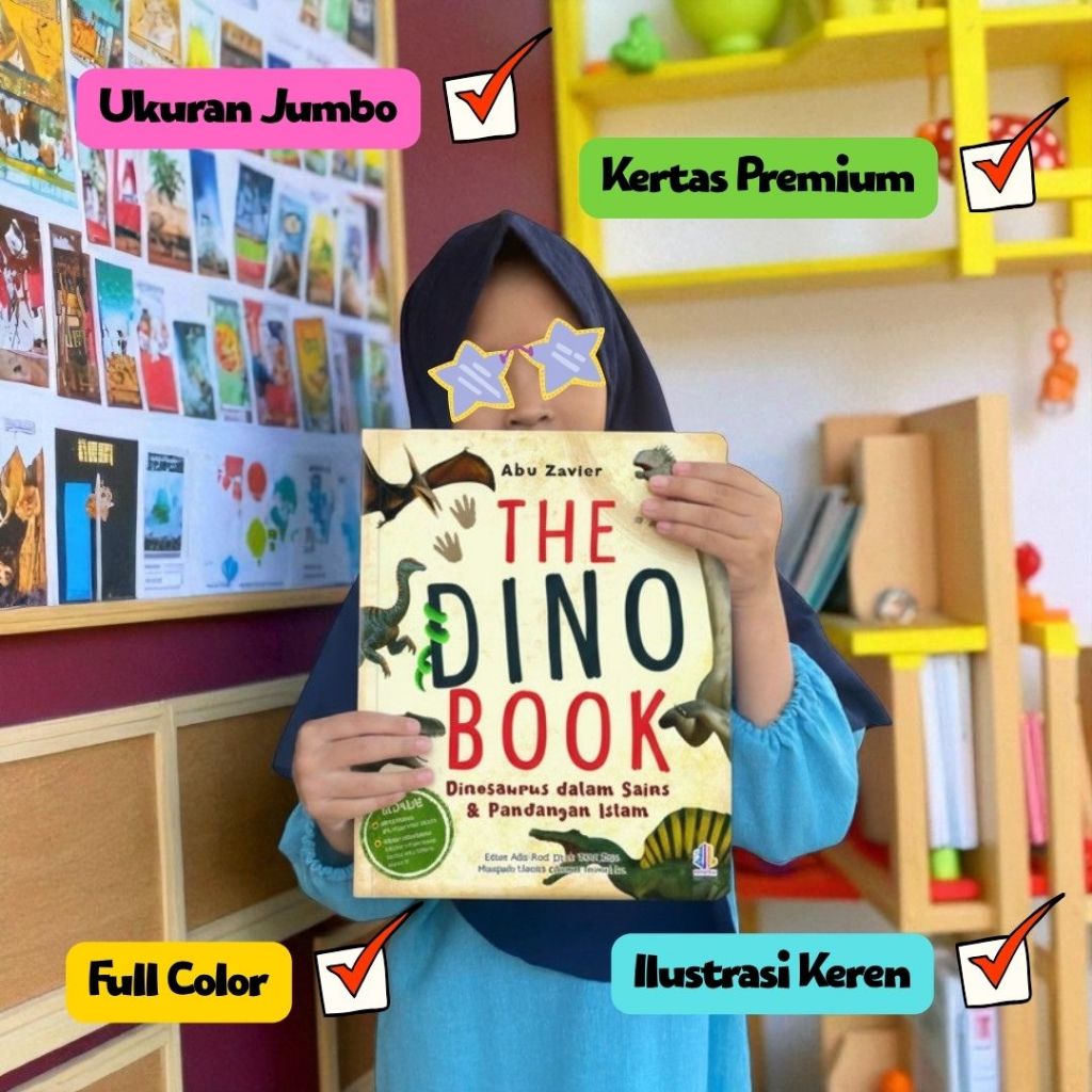THE DINO BOOK - BUKU DINOSAURUS - BUKU ANAK - ENSIKLOPEDIA HEWAN - DINOSAURUS