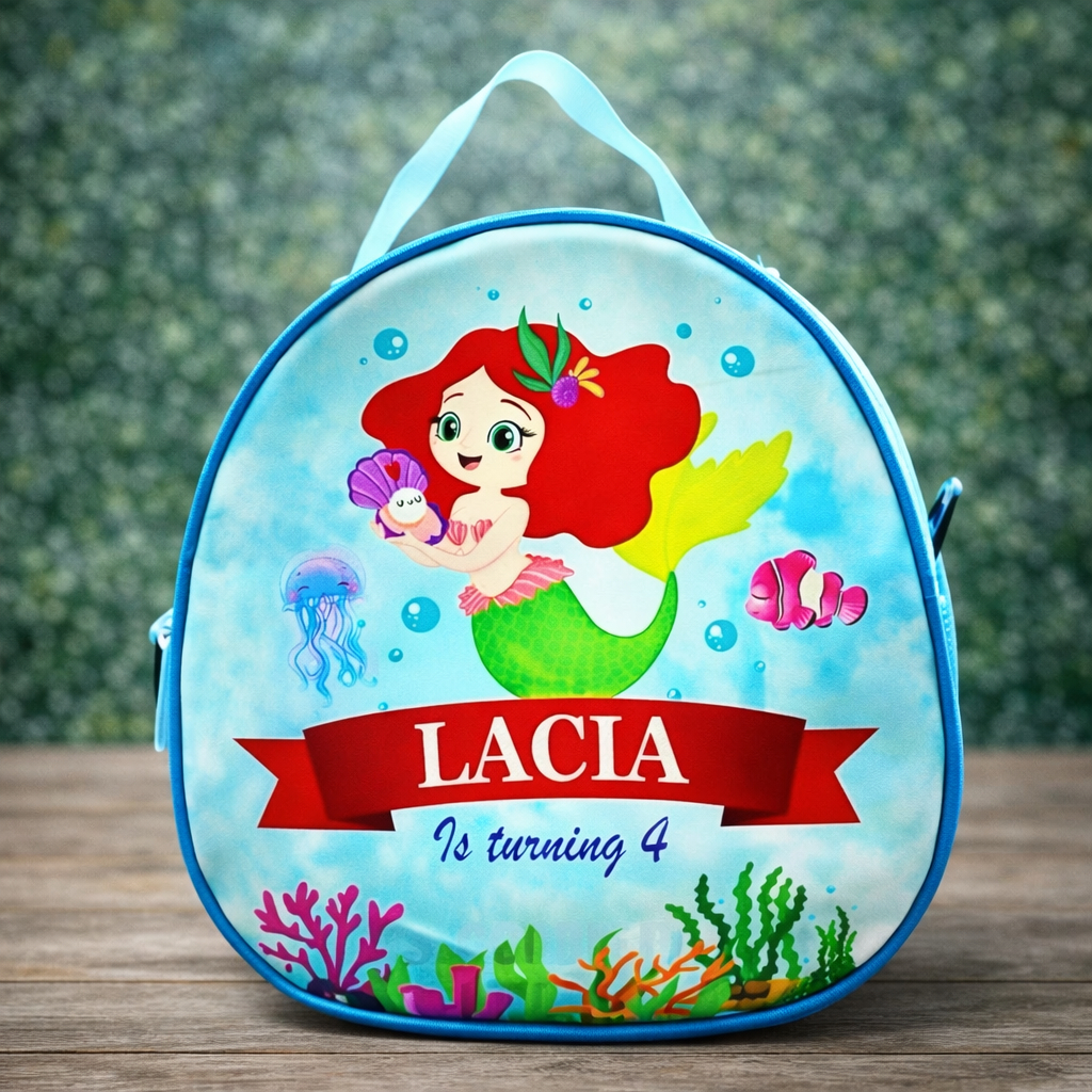 Tas Ultah Anak Tas Souvenir Anak Tas Ultah Pakai Nama Tas Ultah Anak Polyster Free Desain dan Costum