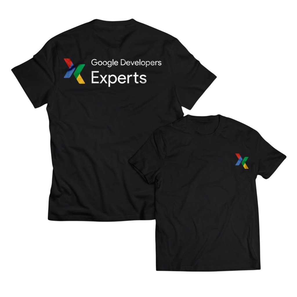 Kaos Pria GOOGLE DEVELOPERS EXPERT Dewasa Baju Atasan Unisex PakeKaos