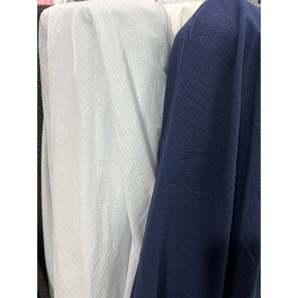 Kain Katun Crinkle 100% cotton harga tertera (0.5m)