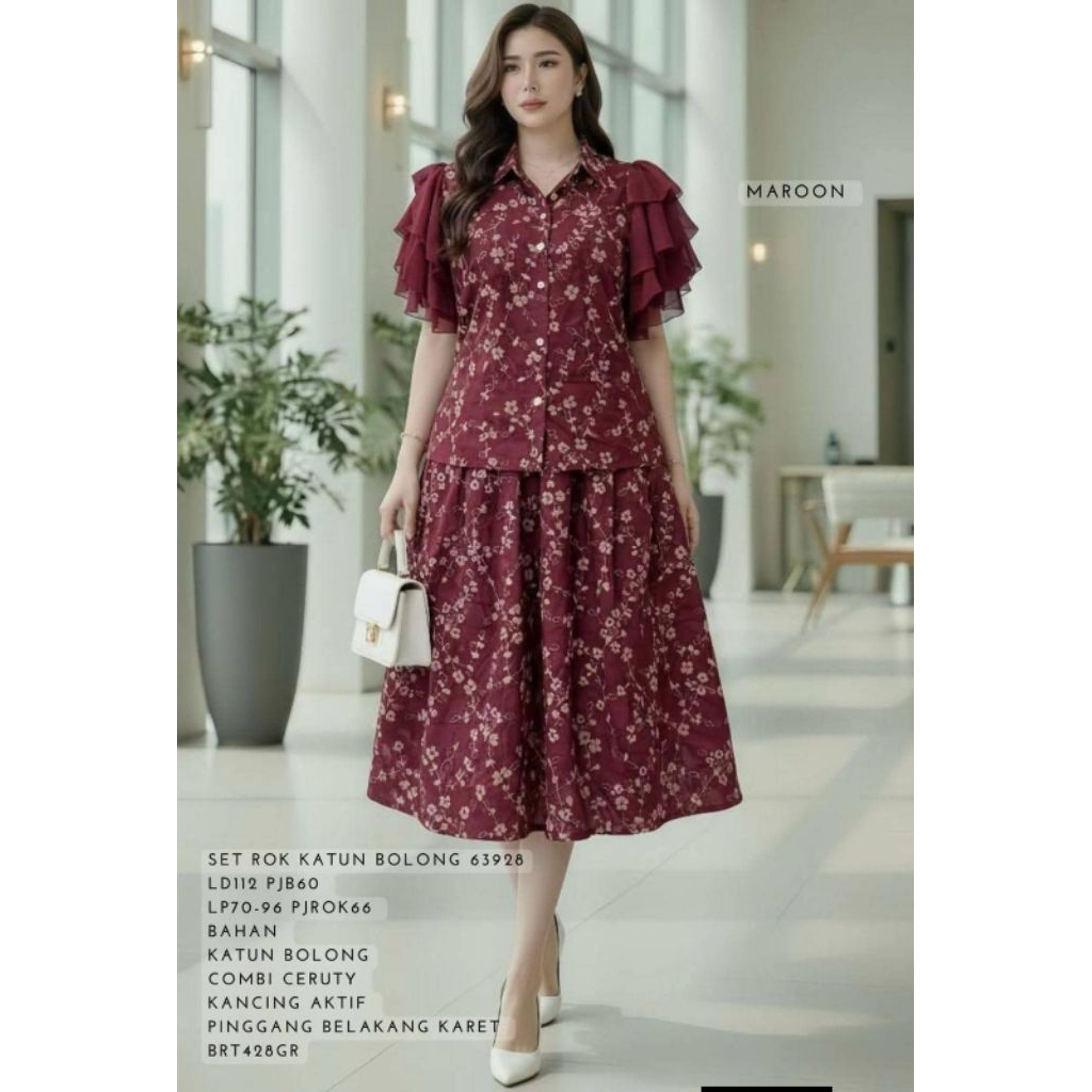 Stelan Katun Bolong +  Puring