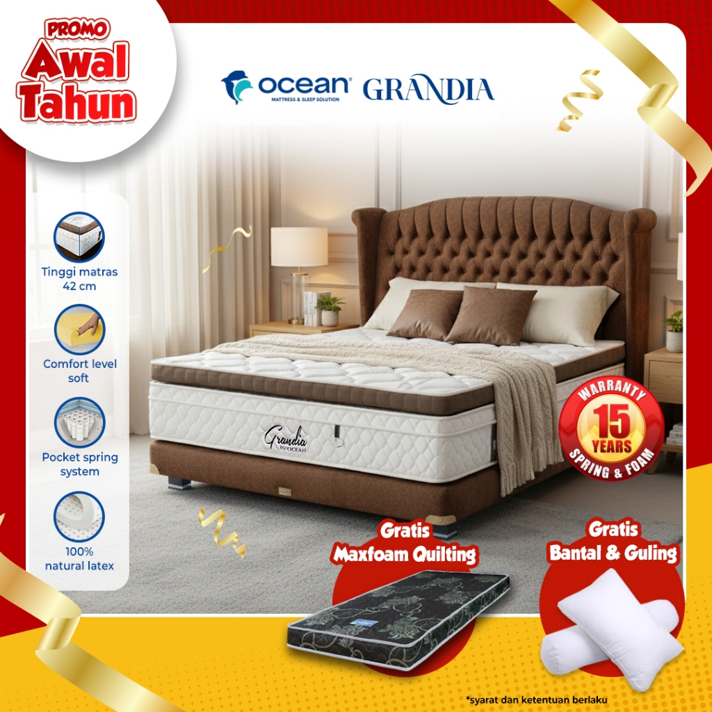 OCEAN SPRINGBED - KASUR / MATRAS / SPRINGBED GRANDIA BY OCEAN