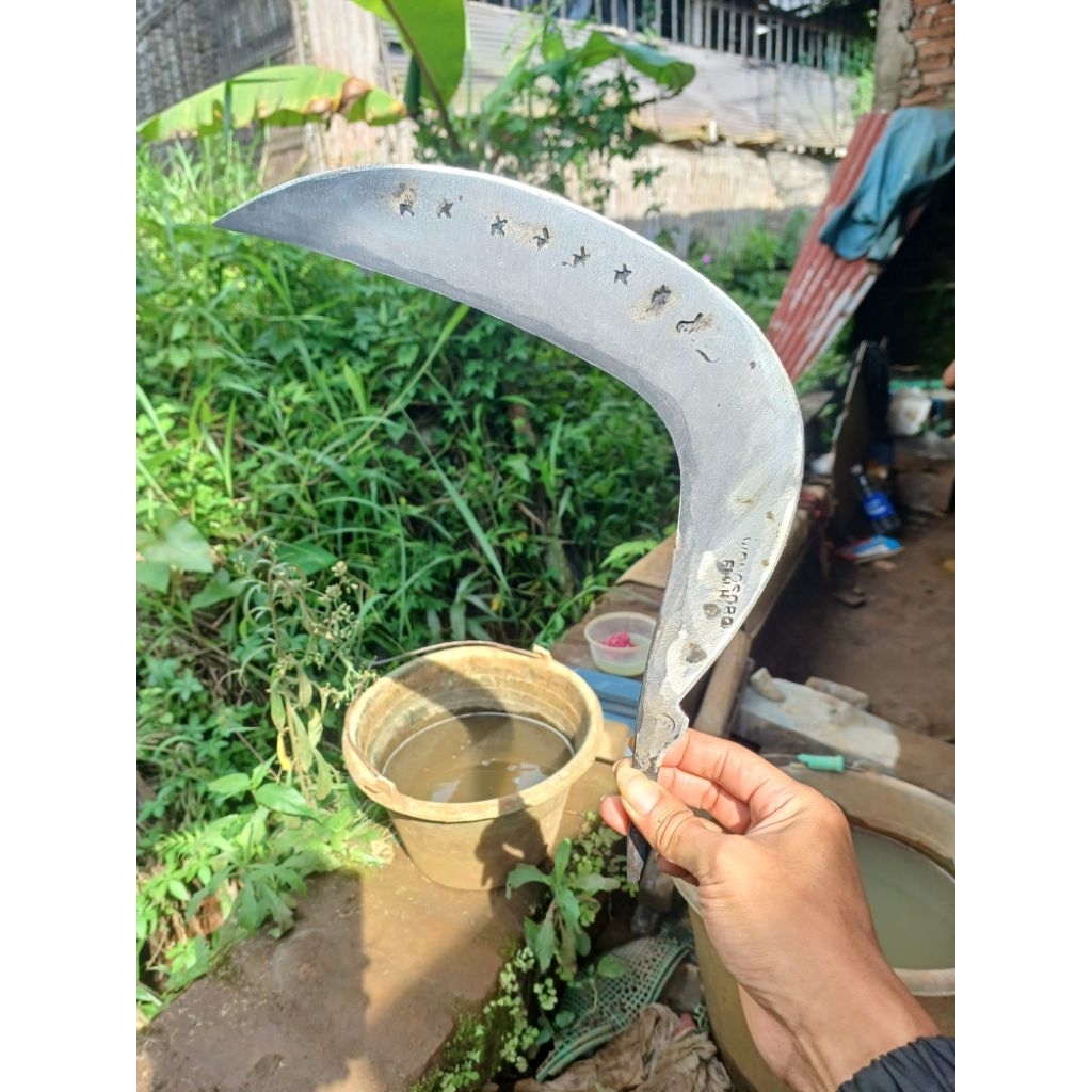 Sabit Arit Kawung T 2 - 5 mm Baja Isen Selap 3 Lapis Super AM19 Wonosobo