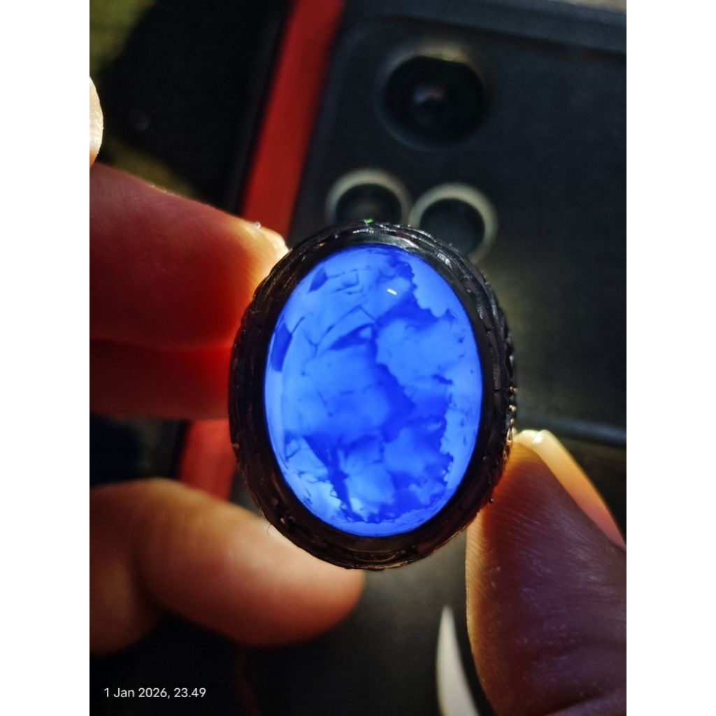 Batu Pecah Seribu Biru | Batu Asli