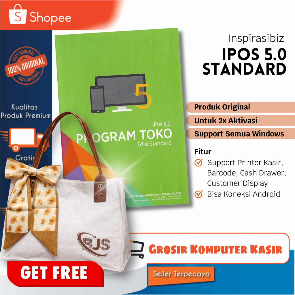 Program Kasir Toko IPOS 5 Standart | Program Kasir IPOS 5 | Program Kasir Toko Sembako | Program Tok