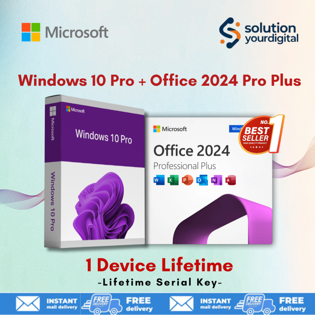 BIG PROMO Windows 10 Pro Home + Office 2024 Pro Plus | Office 2019 Pro Plus | Office 365 Pro Plus