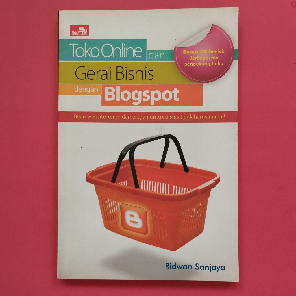 Buku berjudul "Toko Online dan Gerai Bisnis dengan Blogspot" oleh Ridwan Sanjaya