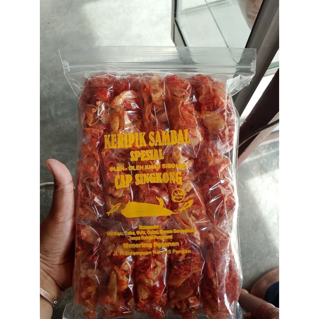 keripik sambal khas Sibolga(singkong)