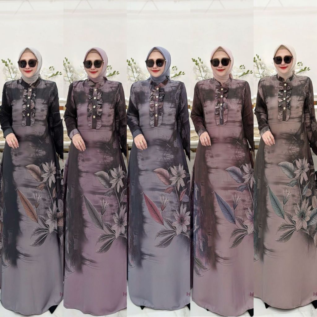 ZASKIA SERIES DRESS VOL 3&5 HMF LUXURY ORIGINAL