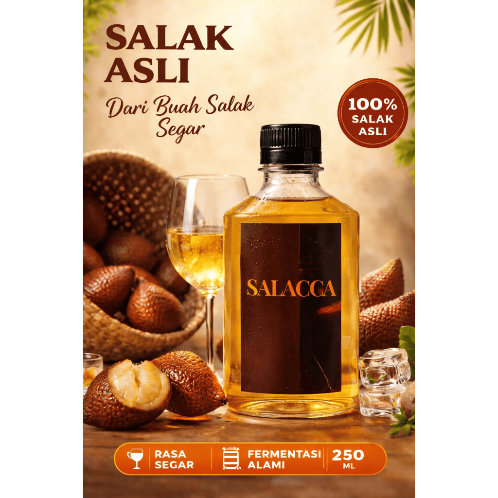 Minuman Salak,soda salak,fermentasi,Salak asli,wine salak, buah salak, salak buah,oleh oleh salak