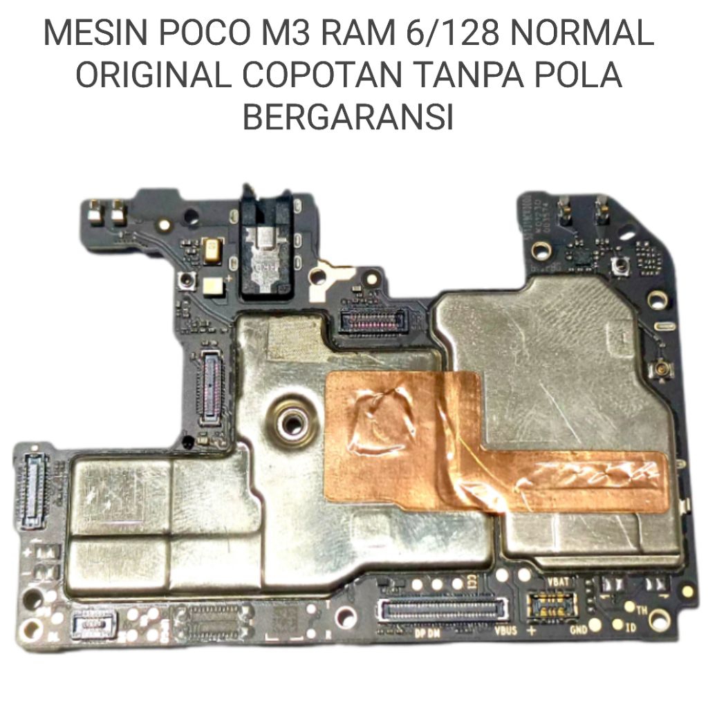 MESIN POCO M3 RAM 6/128 NORMAL ORIGINAL COPOTAN TANPA POLA BERGARANSI