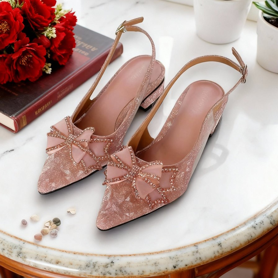 Lyana Sepatu Wanita Mules 5CM Sepatu Weding Wanita 5CM Terbaru