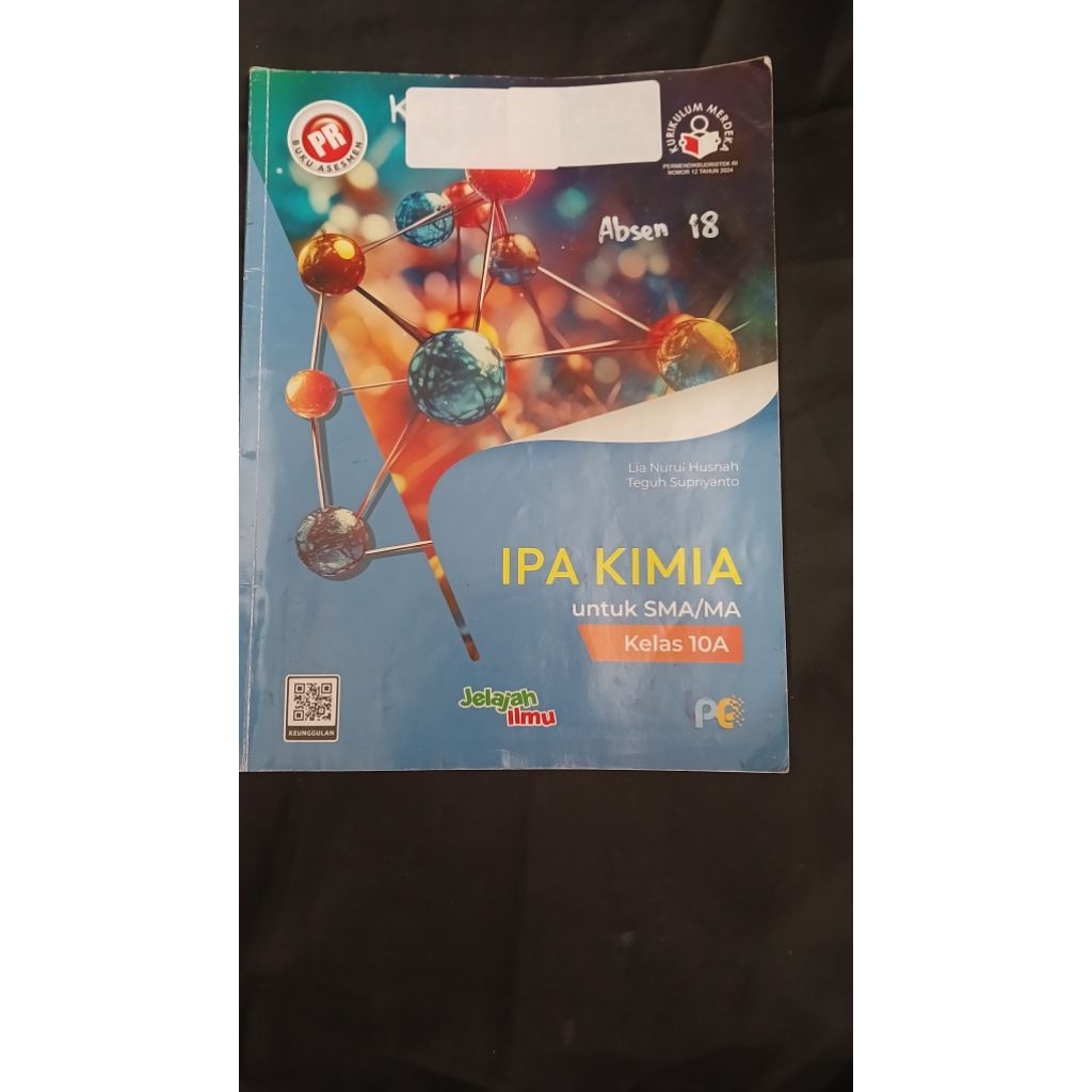 Pr ipa kimia untuk sma/ma kelas 10A kurikulum merdeka