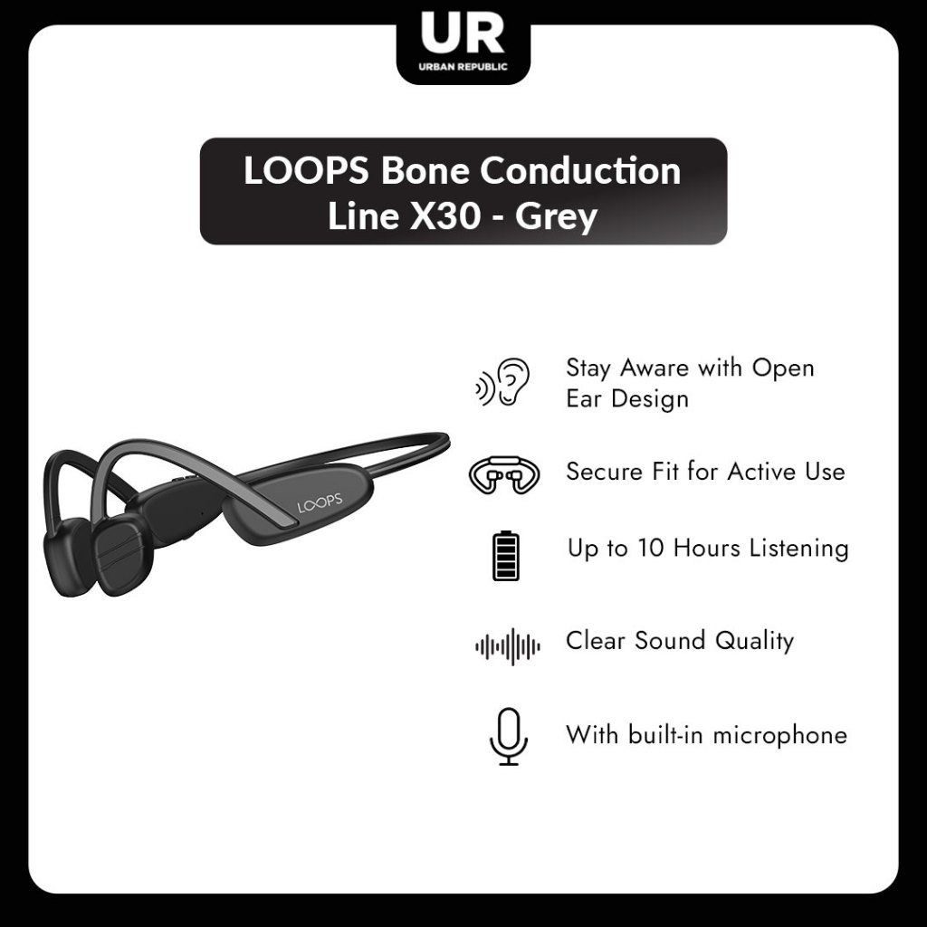 LOOPS Bone Conduction Line X30 - Grey