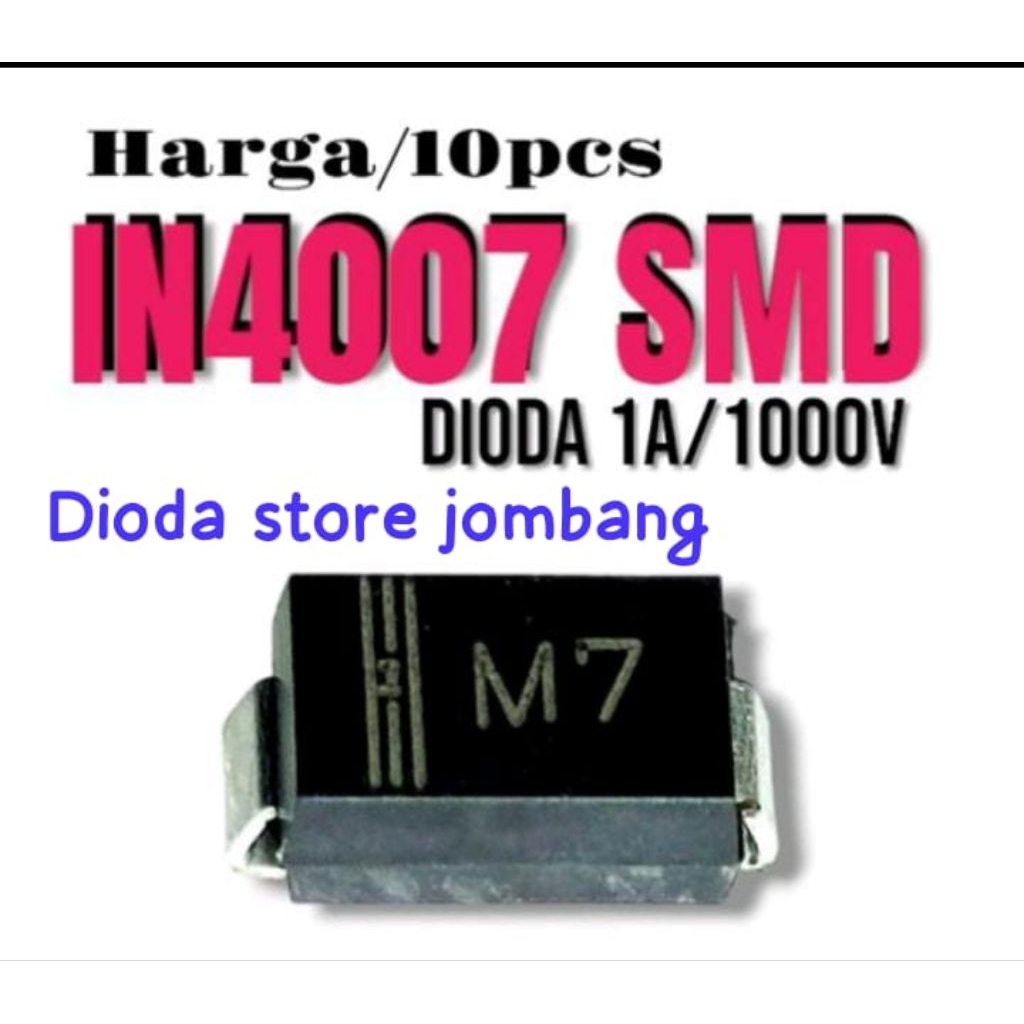 @10pcs dioda IN4007 SMD dioda M7 SMD 1A/1000V