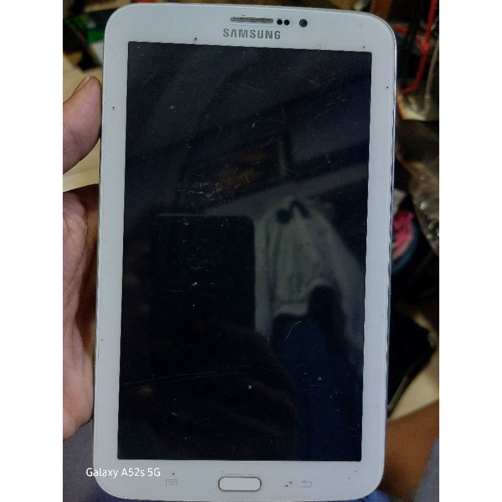 Lcd+Fream Tablet Samsung Tab 3 7.0" Wifi+Celluler SM-T211 Normal Original Cabutan