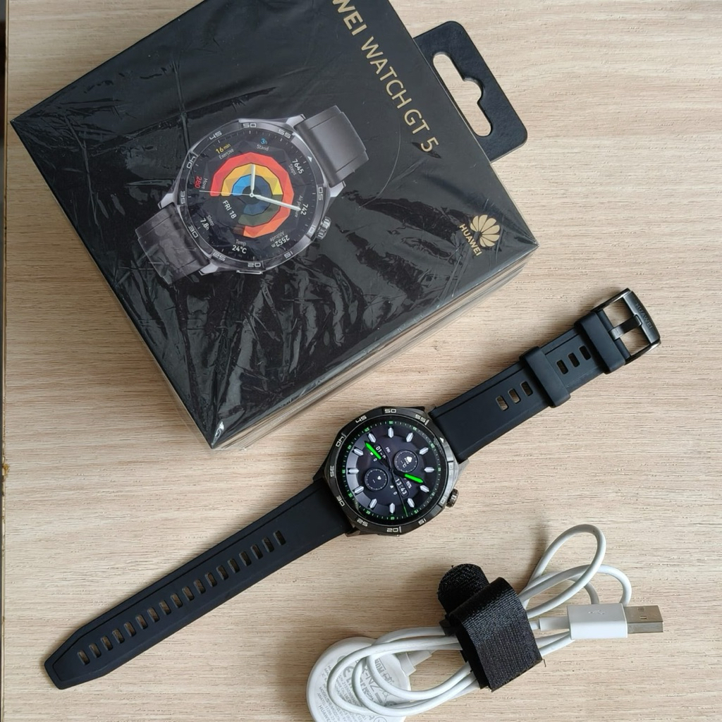 Huawei Wacth GT5 Black 46mm Lippo Cikarang masih new