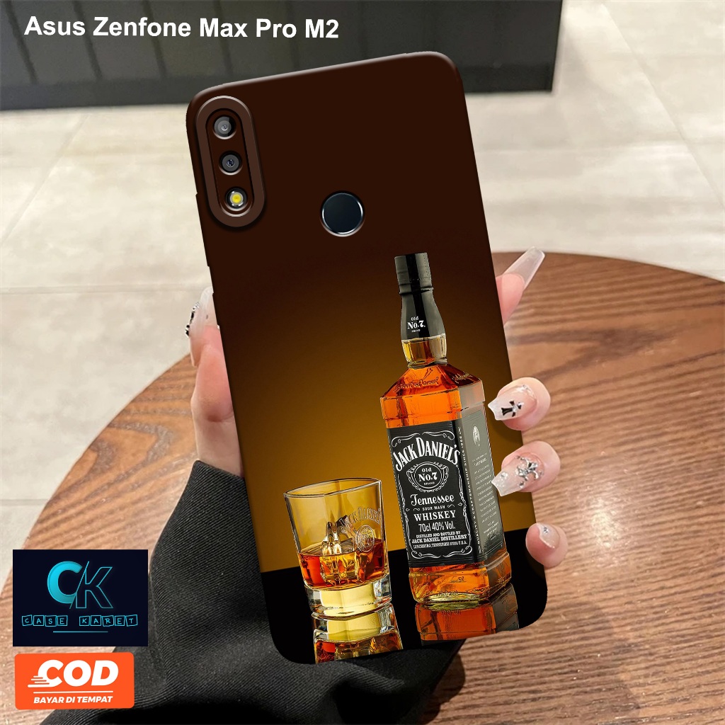 Case Asus Zenfone Max Pro M2 - Casing Minuman - Softcase Candy Case Full Color 3D Silikon TPU