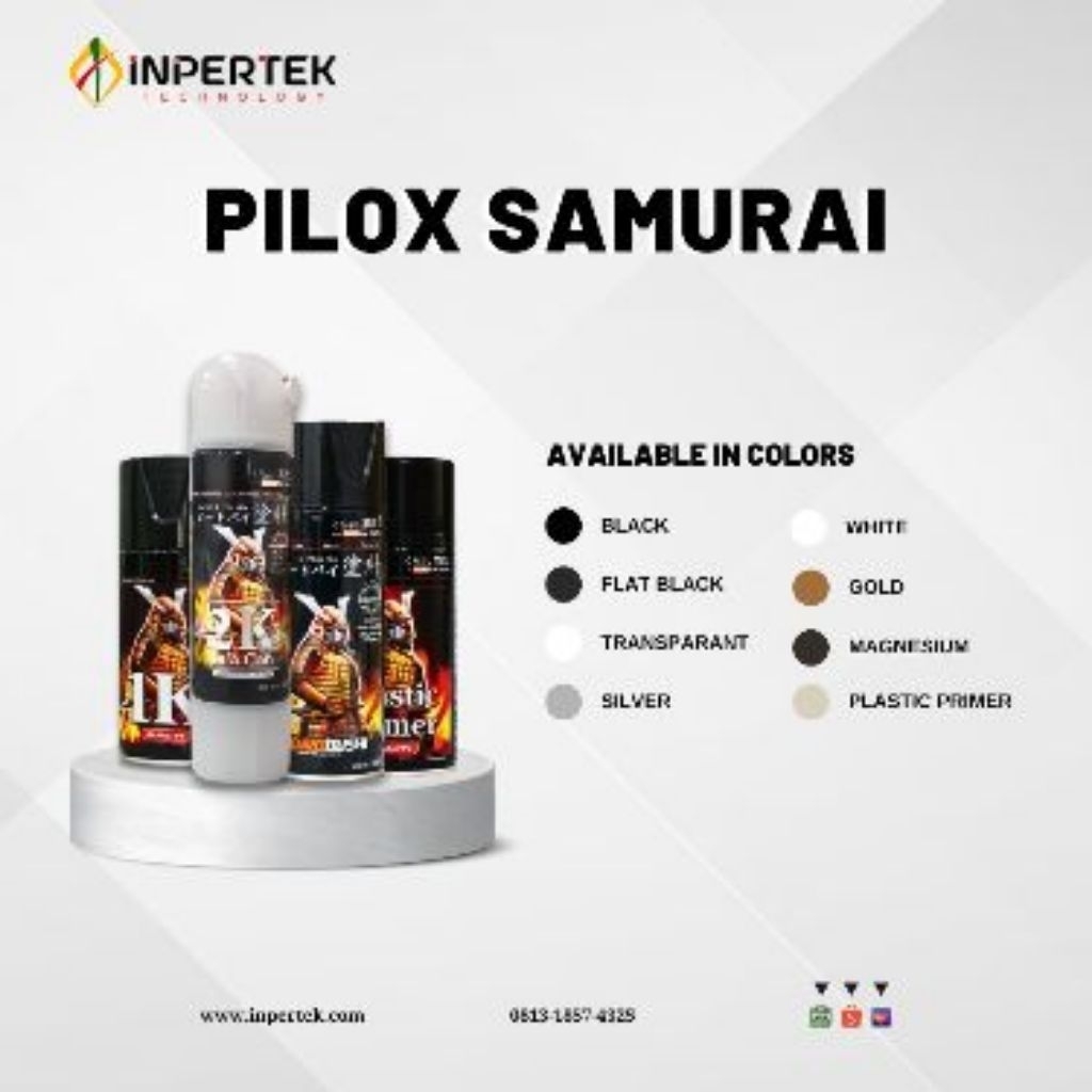 cat semprot samurai paint 2k05 epoxy merah