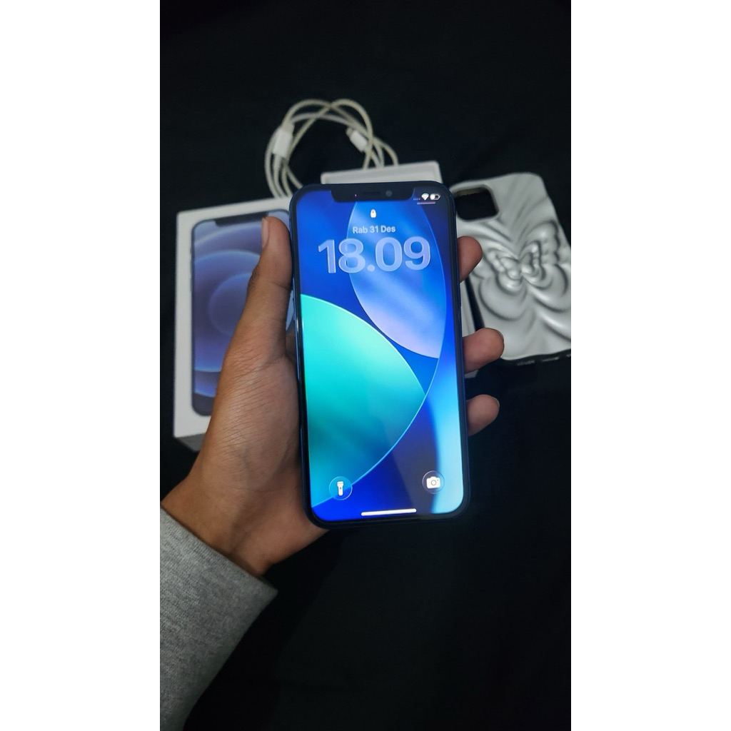 IP12 128gb Preloved Second inter, dual sim fullset