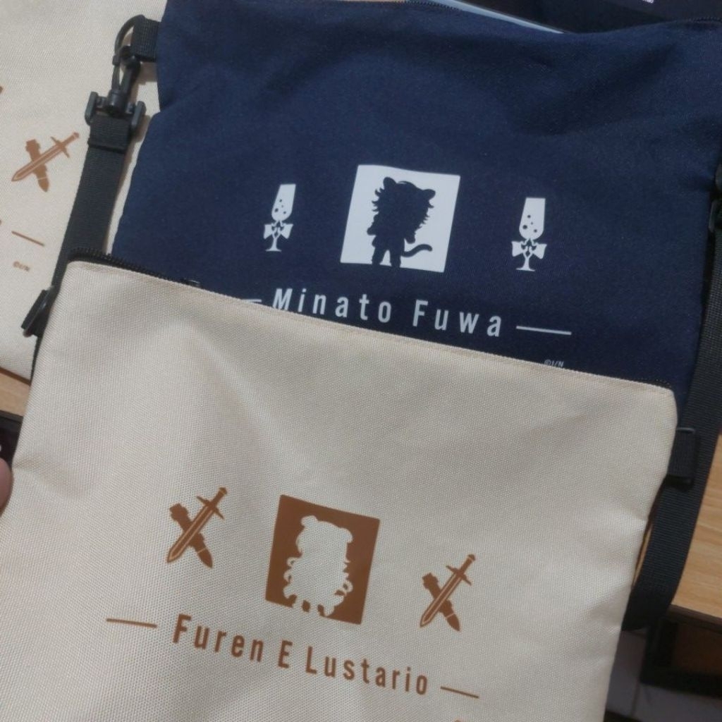 Big Pouch Totebag Nijisanji VTuber JP x DMM Furen E Lustario Fuwa Minato