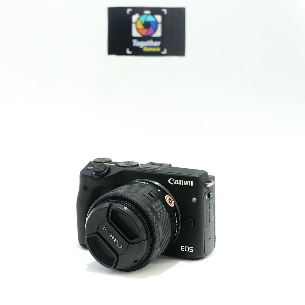 kamera mirrolles canon eos m3 kit 15-45mm stm second