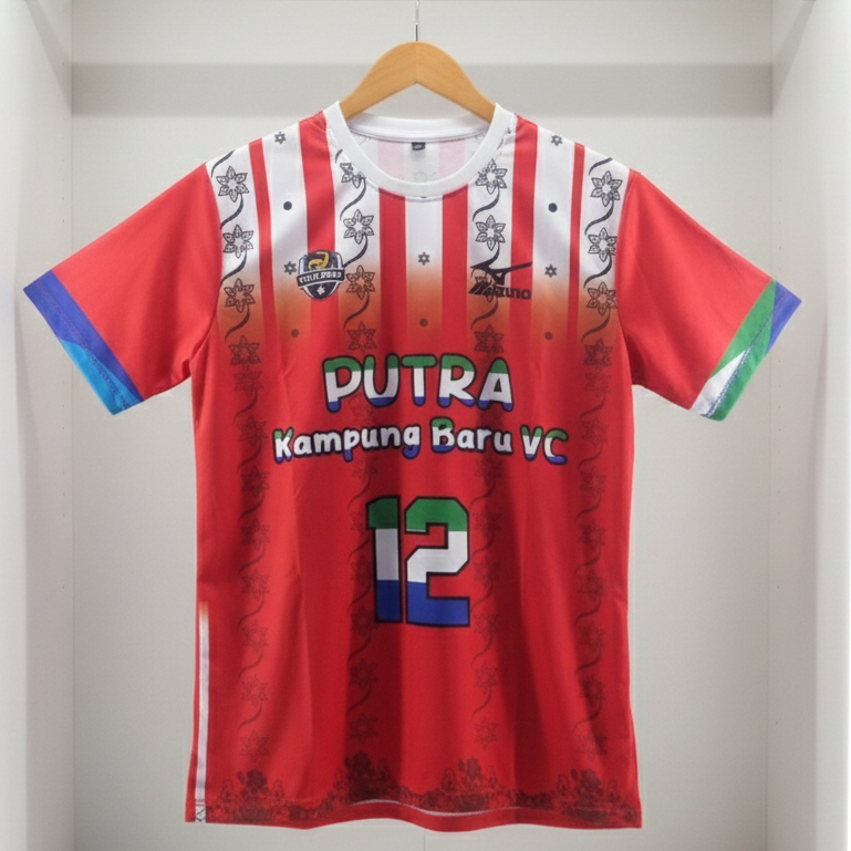 SPECS.21 Baju Kaos Jersey Singlet Lengan Full Printing Jersey Voli Cewek Cowok Set Custom Size S-Jum