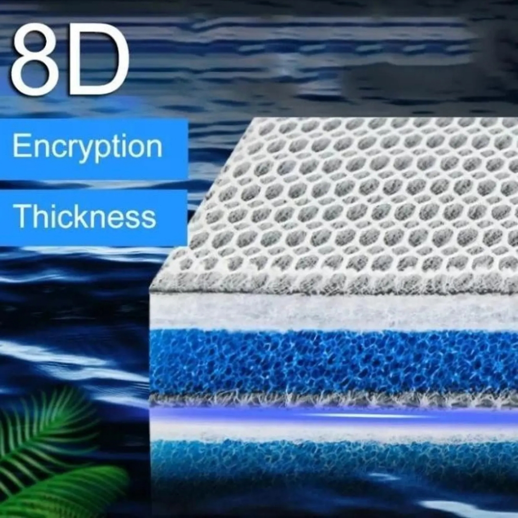 Kapas Filter sarang Lebah honeycomb Amara 8D. Busa Filter aquari...