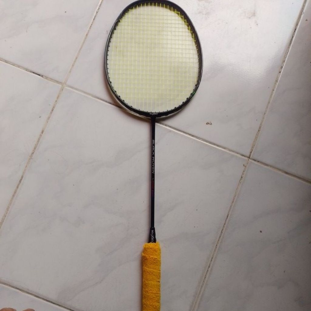 RAKET MAXBOLT BLACK WOVEN LIMITED EDITION SECOND MULUS