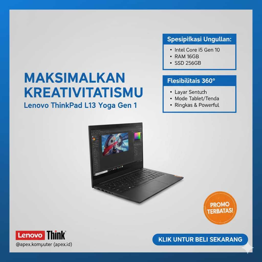 LENOVO L13 YOGA G1  I5 GEN 10Th